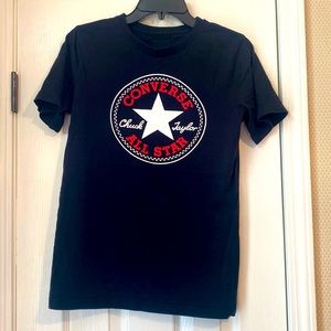 Converse Brand black tshirt short sleeve kids XL
